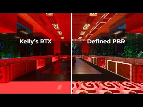 Kelly's RTX vs Defined PBR in Minecraft Bedrock | Free Download