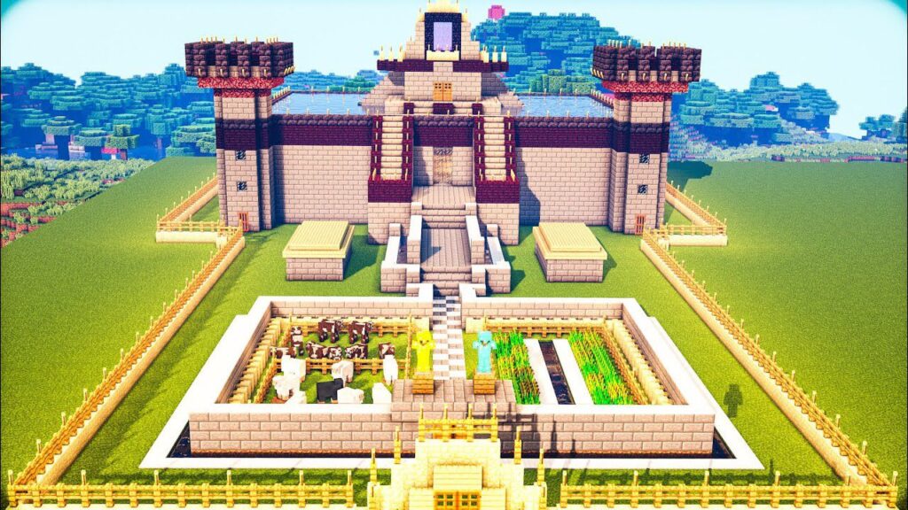 Techno Gamerz Minecraft Castle