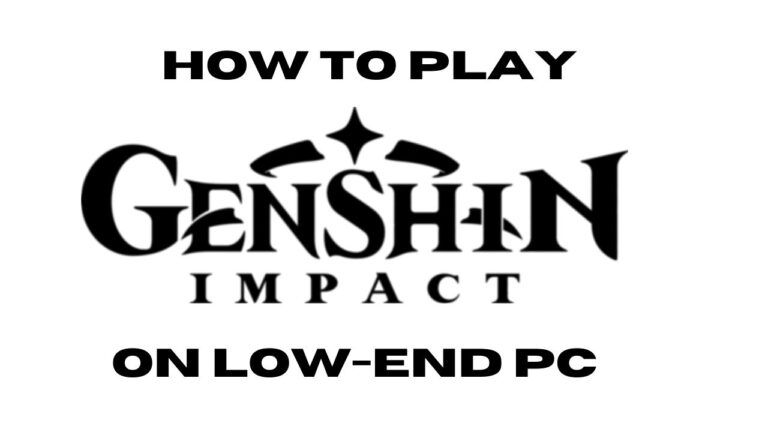 How to play genshin impact on low-end pc
