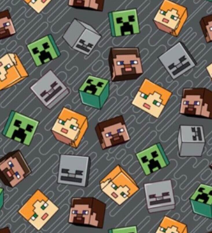 Minecraft Minky Fabric