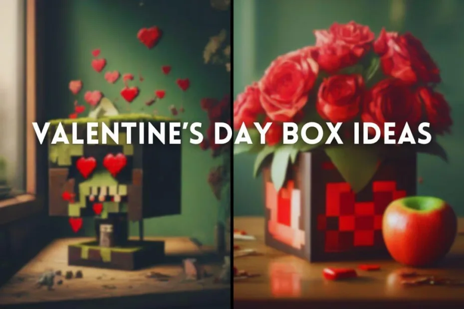 9 Minecraft Valentine's Box Ideas - Unique and Easy
